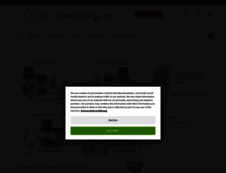 zeolith-bentonit-versand.co.uk screenshot