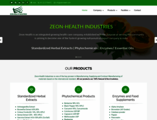 zeonhealth.com screenshot