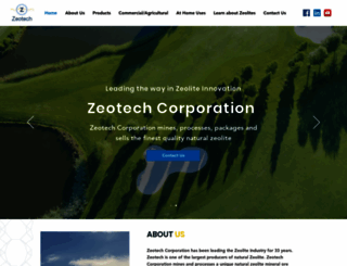 zeotechcorp.com screenshot