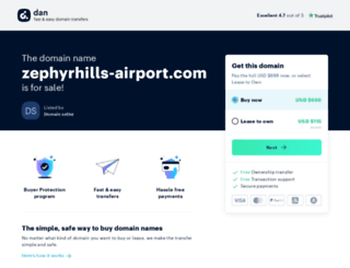 zephyrhills-airport.com screenshot
