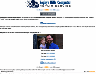 zephyrhillscomputerrepairservice.com screenshot