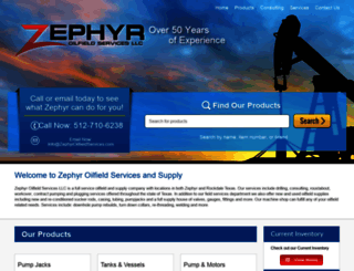 zephyroilfieldservices.com screenshot