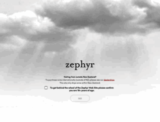 zephyrwine.com screenshot