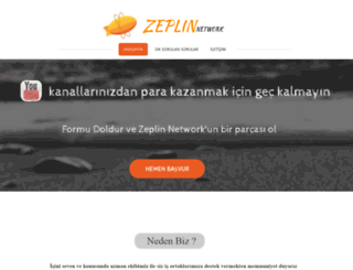 zeplinnetwork.com screenshot