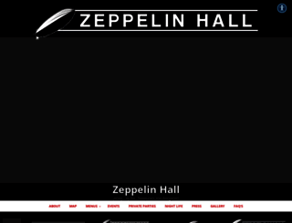 zeppelinhall.com screenshot