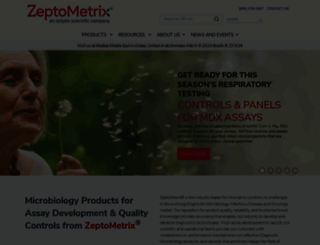 zeptometrix.com screenshot