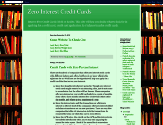 zero-interest-creditcard.blogspot.com screenshot