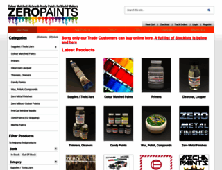 zero-paints.com screenshot