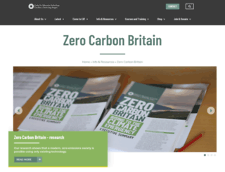 zerocarbonbritain.org screenshot