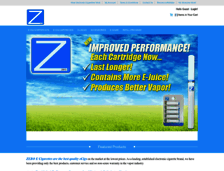 zerocigs.com screenshot