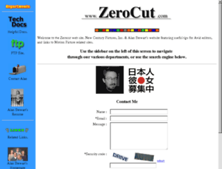 zerocut.com screenshot