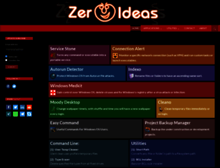 zeroideas.net screenshot
