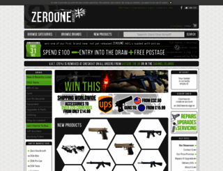 zerooneairsoft.net screenshot
