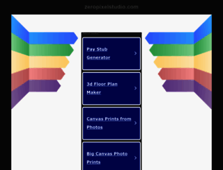 zeropixelstudio.com screenshot