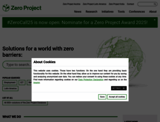 zeroproject.org screenshot