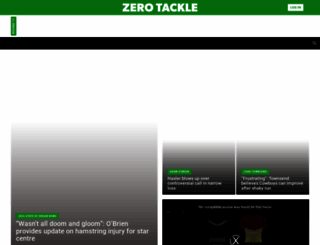 zerotackle.com screenshot