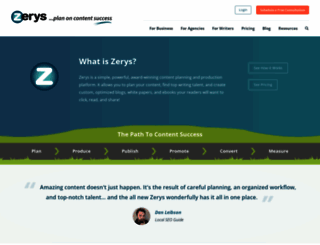 zerys.hs-sites.com screenshot