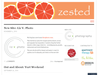 zested.wordpress.com screenshot