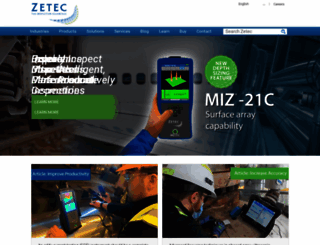zetec.com screenshot