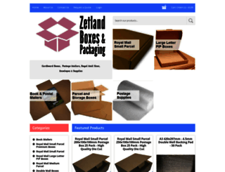 zetlandboxes.co.uk screenshot