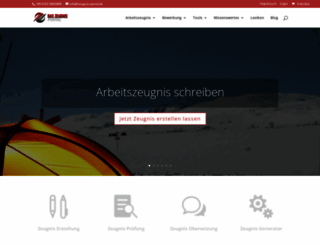 zeugnis-portal.de screenshot