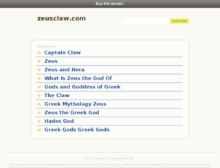 zeusclaw.com screenshot