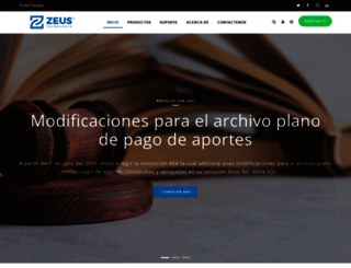 zeustecnologia.com screenshot
