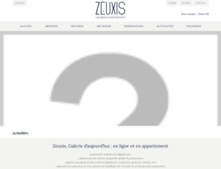 zeuxis.adveris.fr screenshot