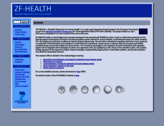 zf-health.org screenshot