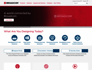 zh-tw.broadcom.com screenshot