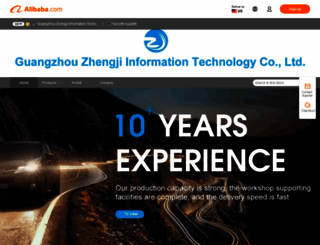 zhengji-led.en.alibaba.com screenshot