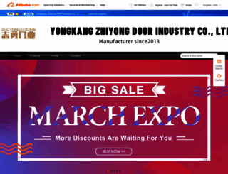 zhiyongdoor.en.alibaba.com screenshot