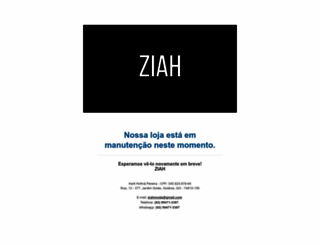 ziah.com.br screenshot