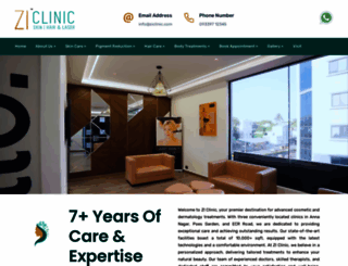 ziclinic.com screenshot