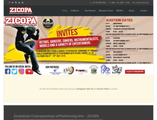 zicopa.org screenshot