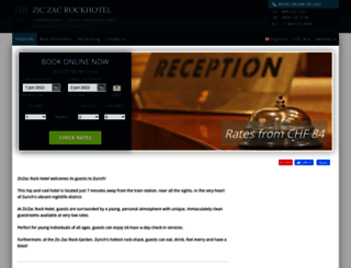 ziczac-rock-hotel-zurich.h-rez.com screenshot