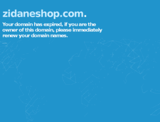 zidaneshop.com screenshot