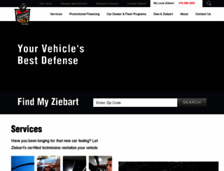 ziebart.com screenshot