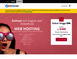 ziehost.com screenshot