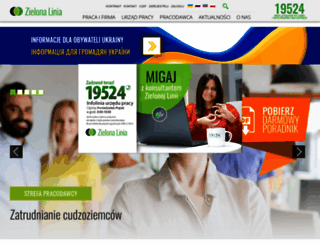zielonalinia.gov.pl screenshot