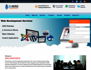 zifainfotech.com screenshot