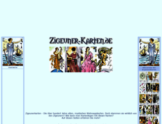zigeuner-karten.de screenshot