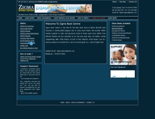 zigmabooks.com screenshot