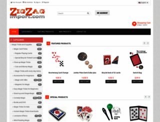 zigzag-import.com screenshot
