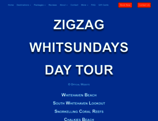 zigzagwhitsundays.com.au screenshot