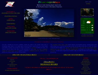 zihuatanejo.net screenshot