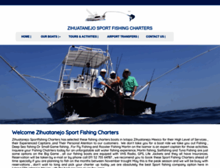 zihuatanejosportfishing.net screenshot