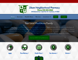 zikampharmacy.com screenshot