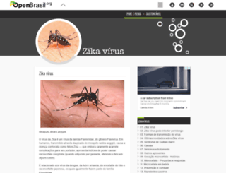 zikavirus.openbrasil.org screenshot