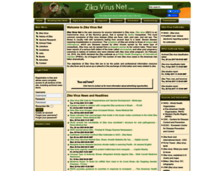 zikavirusnet.com screenshot